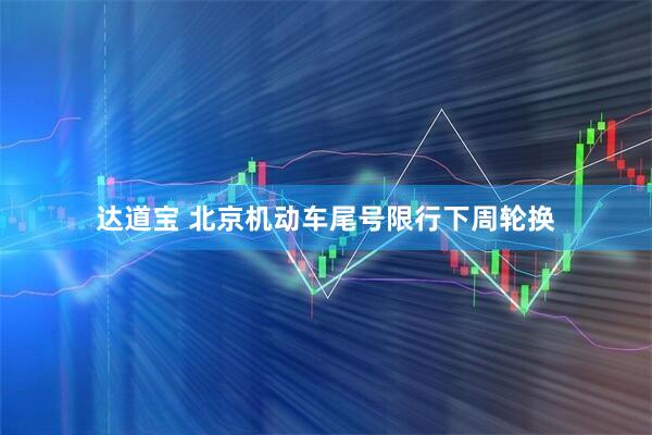 达道宝 北京机动车尾号限行下周轮换
