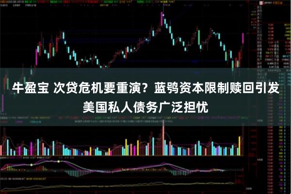 牛盈宝 次贷危机要重演？蓝鸮资本限制赎回引发美国私人债务广泛担忧
